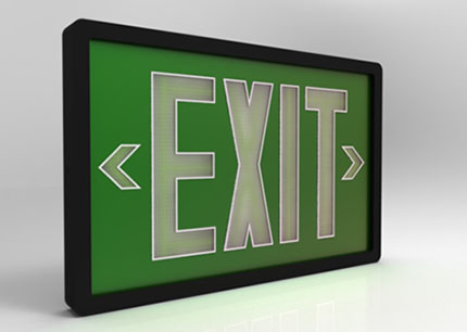 Betalux Exit Sign