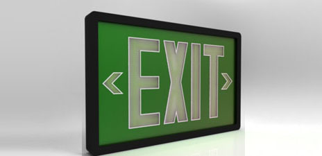 Betalux Exit Sign