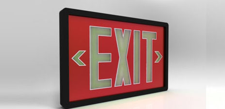 Betalux Exit Sign