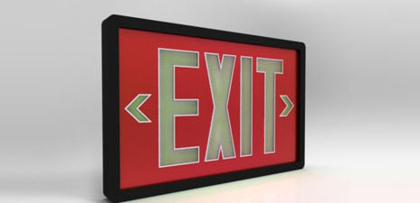 Betalux Exit Sign