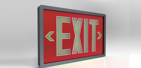 Betalux Exit Sign