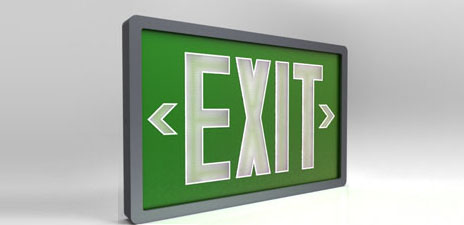 Betalux Exit Sign