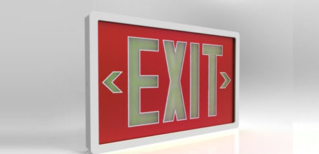 Betalux Exit Sign